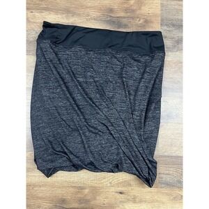 ATHLETA CHARCOAL BLACK TWIST BUBBLE‎ SKIRT SIZE MEDIUM